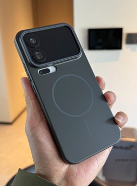 索哲适用于小米17Promax手机壳新款男女17pro全包超薄肤感磨砂硬壳mi15简约高级感深灰色细圈磁吸14pro纯色13