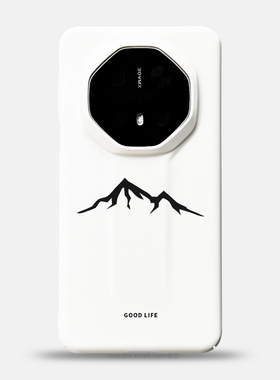 适用于华为mate70rs非凡大师手机壳新品mate60rs男女款简约个性创意雪山风景简笔画50保时捷高级感白色超薄40