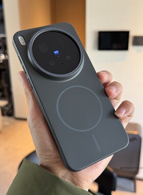 索哲适用于vivox300pro手机壳男士款vivo全包超薄亲肤手感x200深灰色细圈磁吸promini纯色磨砂耐脏ultra硬100