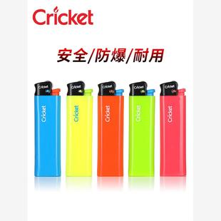 cricket草蜢一次性塑料打火机创意砂轮明火个性 正品 尼龙防爆家用