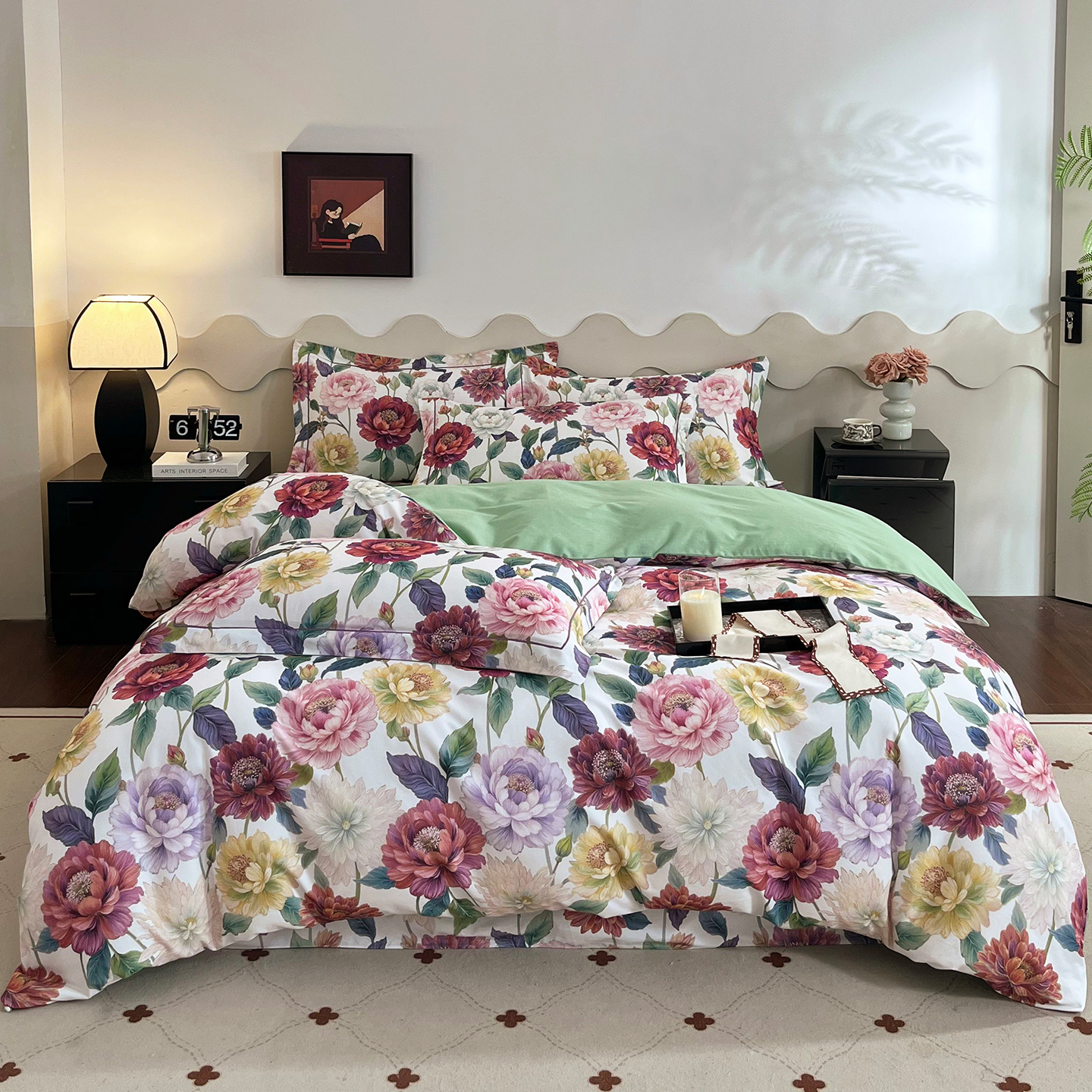 高端全棉磨毛四件套加厚秋冬床品