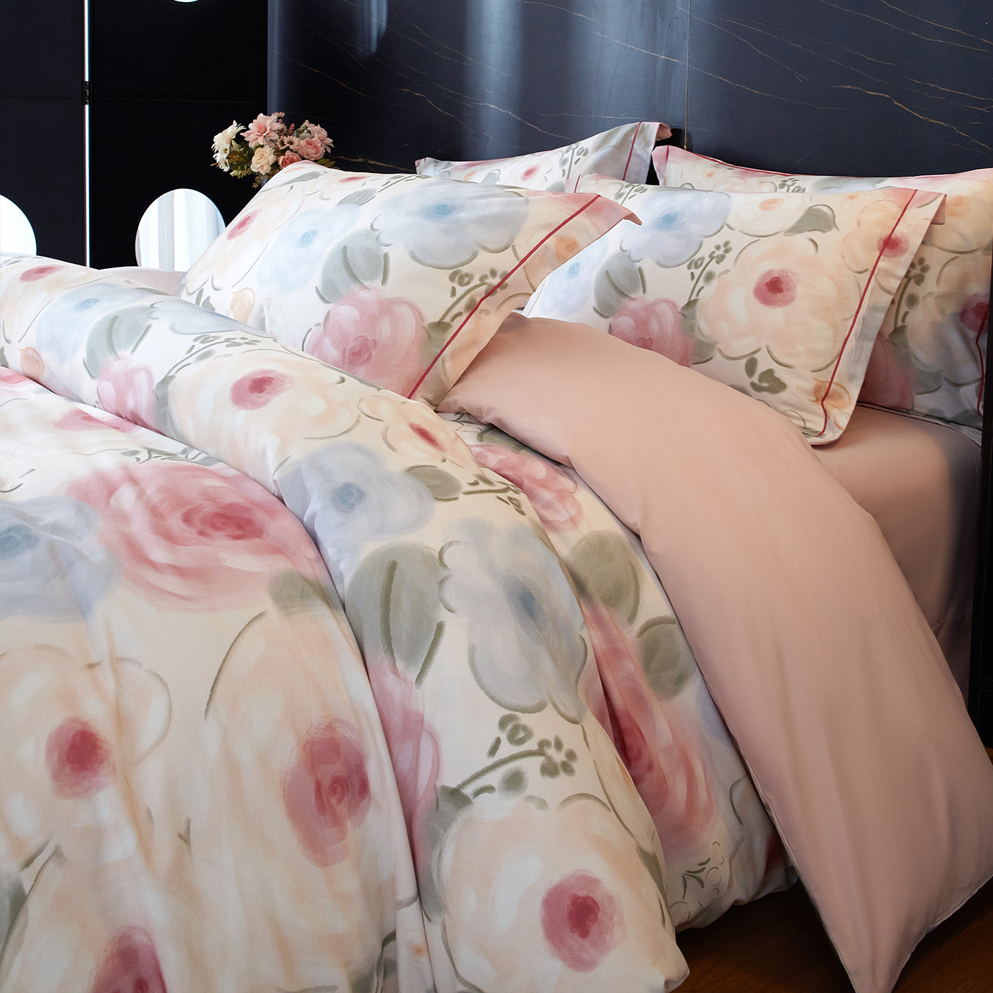 高端全棉磨毛四件套秋冬床上用品