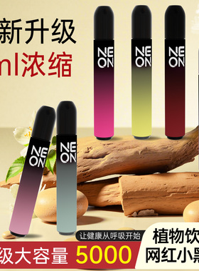 小黑条neon电子口喷果味吸入润喉提神清新口气可充电吐气雾化器