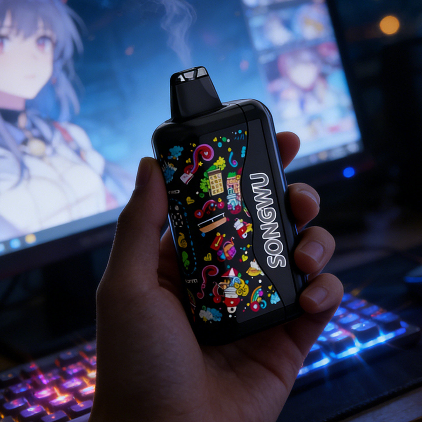 BUBBLE炫彩三代王嘉尔同款雾化器电子口喷雾吐烟气吸入果味棒MON,医疗器械,雾化器,淘宝优惠券,粉丝福利购,淘宝优惠卷