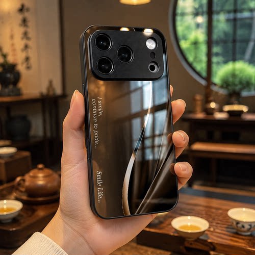 【iPhone 17 Pro Max专用】A10006奢华冰透玻璃手机壳，券后价只要38元