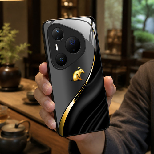 【华为 Pura 80 Pro+专用】A10077奢华冰透玻璃手机壳，券后价只要38元