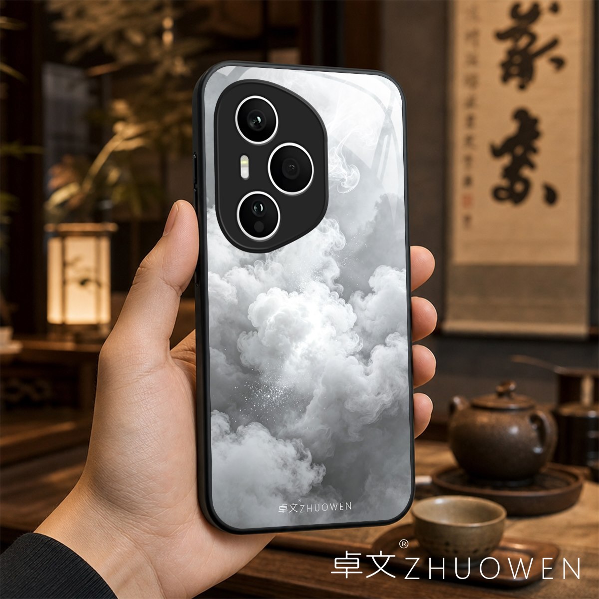 【荣耀400 Pro专用】A11700卓文ZHUOWEN品牌 只做高端奢华冰透玻璃手机壳,券后价只要38元