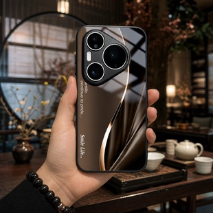 【华为P70Pro+专用】A10006奢华冰透玻璃手机壳，券后价只要38元