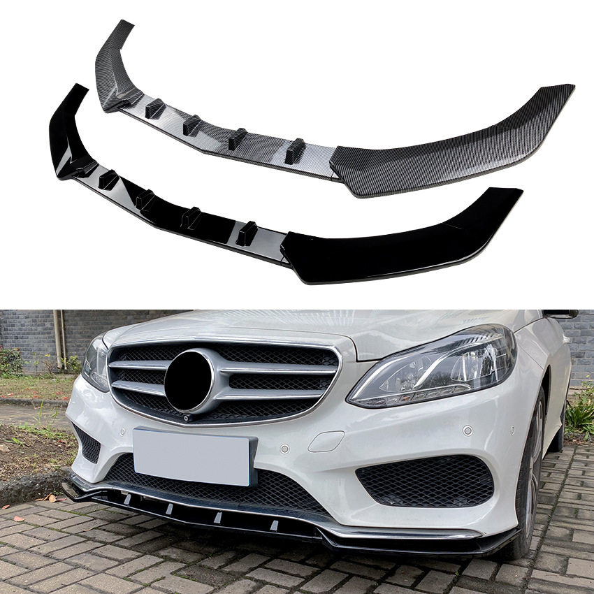 适用奔驰E级W212 E260 E300 AMG Line 2013-2015前铲前唇外饰改装
