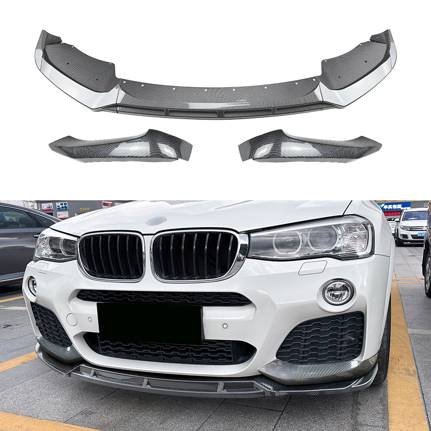 适用宝马X3 F25 X4 F26 LCI 2014-2017 M Sport 前唇前铲包角改装