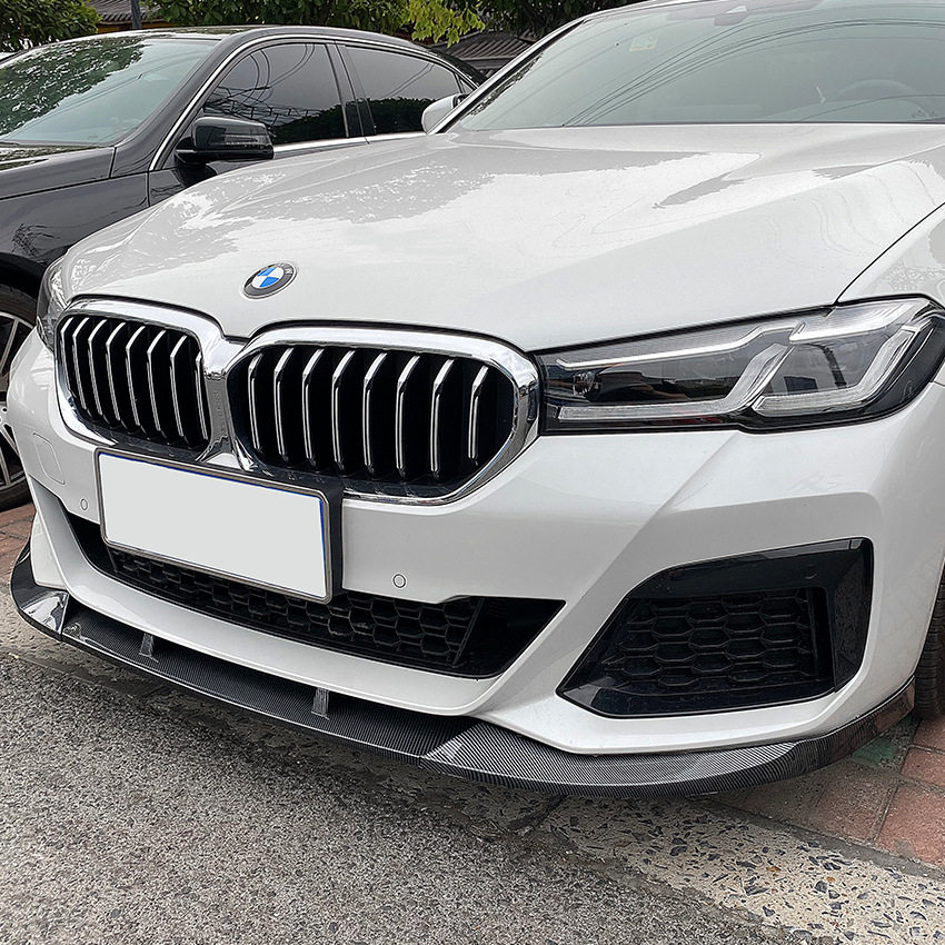 适用宝马5系g30后期 m sport 525i 530i 2021 前唇前铲外饰改装