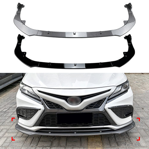 适用丰田凯美瑞 Camry XV70 2021+运动版前杠前唇前铲外饰改装