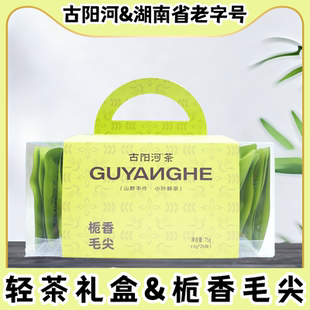 古阳河清茶礼盒&栀香毛尖古丈毛尖明前茶底鲜花窨制花茶