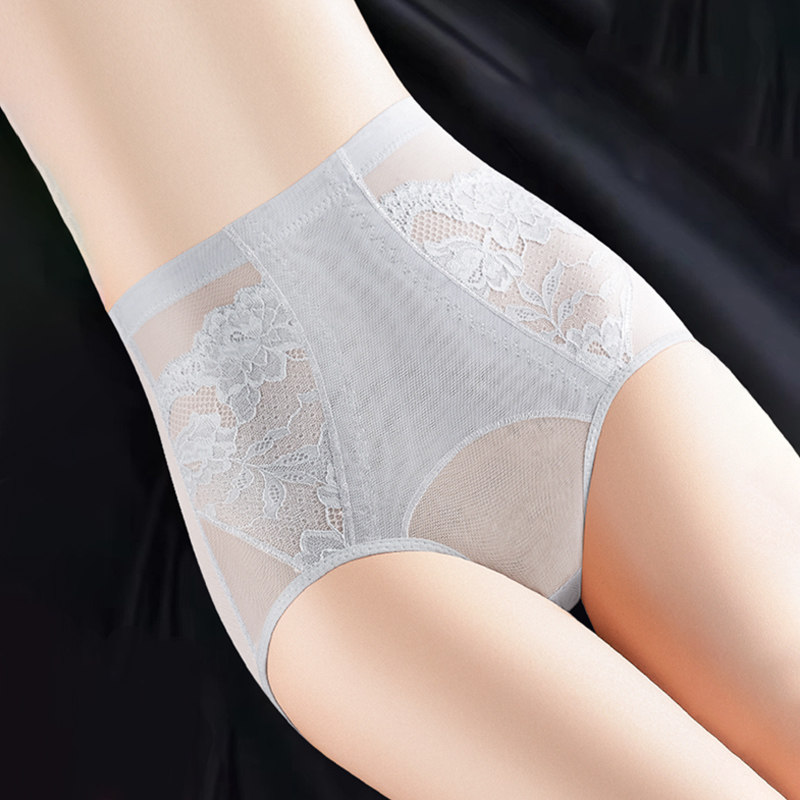 中腰收腹收小肚子强力提臀产后束腰塑身大码不卷边夏季薄款内裤女