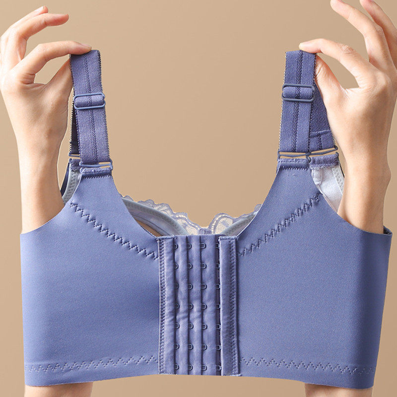 防外扩夏季调整型收副乳矫正防下垂薄款聚拢内衣女大胸显小文胸罩