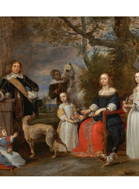 T713【荷兰】冈萨雷斯·库奇（Gonzales Coques）油画超高清图库