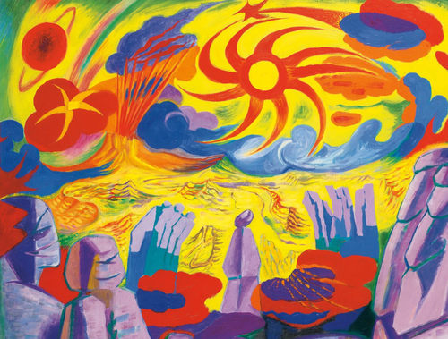 M126【法国】安德烈·马松Andre Masson抽象绘画油画图片电子图库