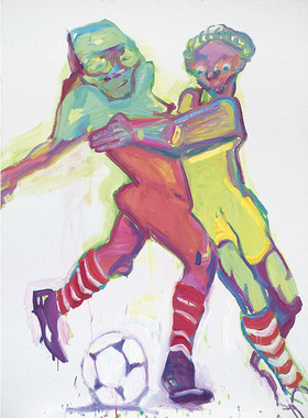 M581【奥地利】玛丽亚·拉斯尼格（Maria Lassnig）绘画网传图库