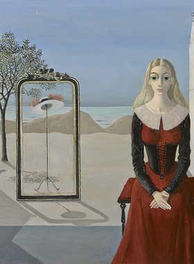 K557【比利时】保罗·德尔沃（Paul Delvaux）绘画高清网传图库