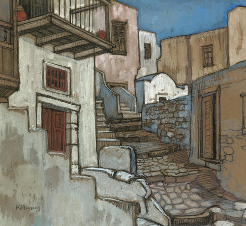 M661【希腊】马利亚斯（Maleas Konstantinos）绘画网传图库