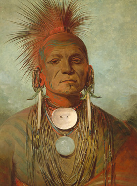 T411【美国】乔治·卡特林George Catlin 绘画高清油画电子版图库