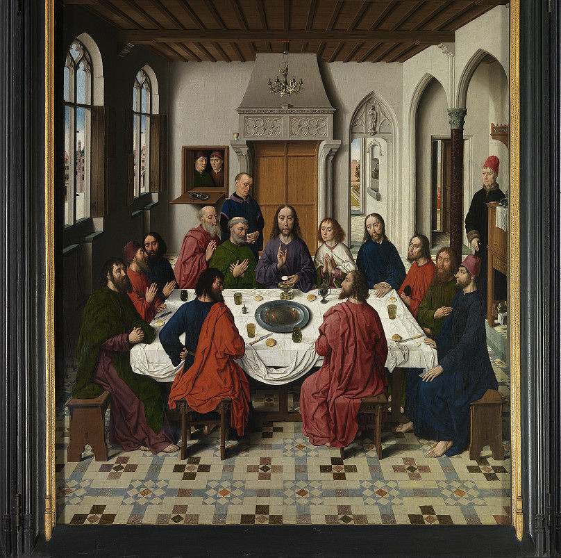 t556【比利时】教堂中宗教题材绘画精选高清油画图片美术电子图库