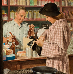 YC802【美国】道格拉斯·克罗克韦尔Douglass Crockwell绘画图库