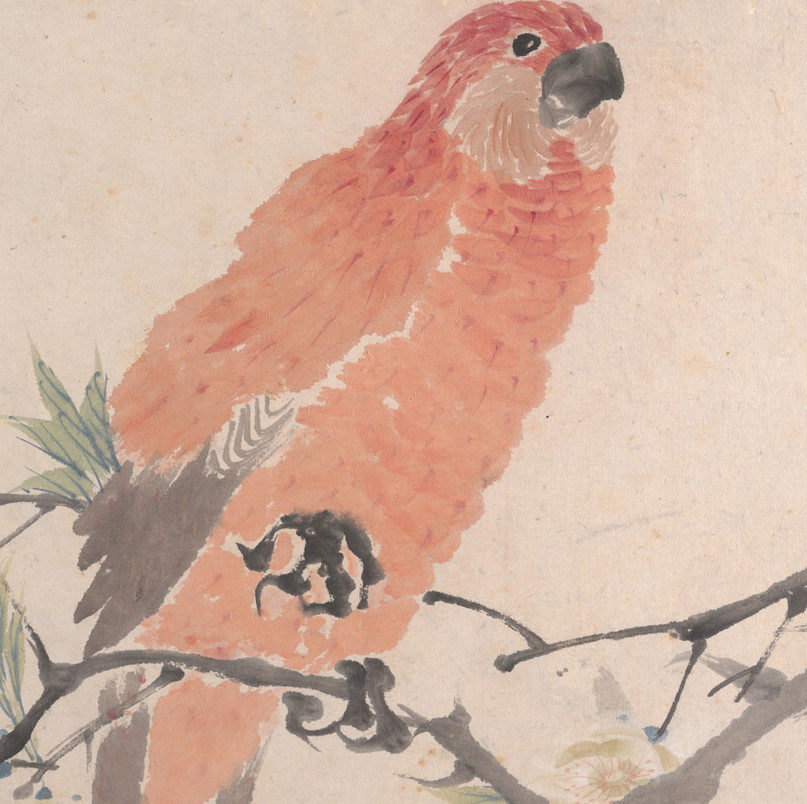 t151【中国】清代任柏年国画人物花鸟精选高清图片美术电子图库