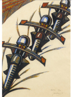 M165【英国】西比尔安德鲁斯Sybil Andrews版画绘画素材电子图库