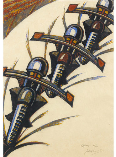 M165【英国】西比尔安德鲁斯Sybil Andrews版画绘画素材电子图库