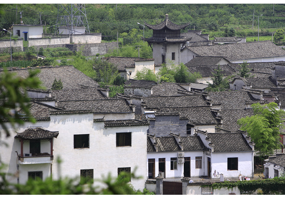 YC158安徽西递皖南古村落徽派建筑旅游景点高清摄影图片电子图库