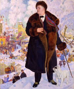 俄罗斯 Kustodiev 鲍里斯·库斯托季 Boris 绘画图库 耶夫 K052