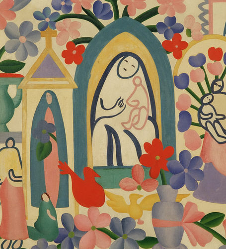 K641【巴西】塔尔西拉德阿玛拉 Tarsila do Amaral 油画电子图库