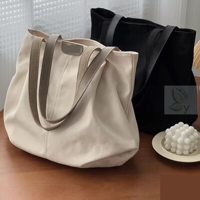 高中生大容量托特包包女2025牛津手提袋子ins大学生上课单肩包女
