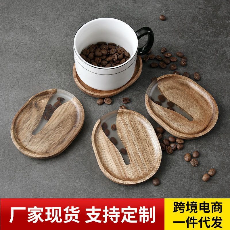 相思木咖啡杯垫家用日式