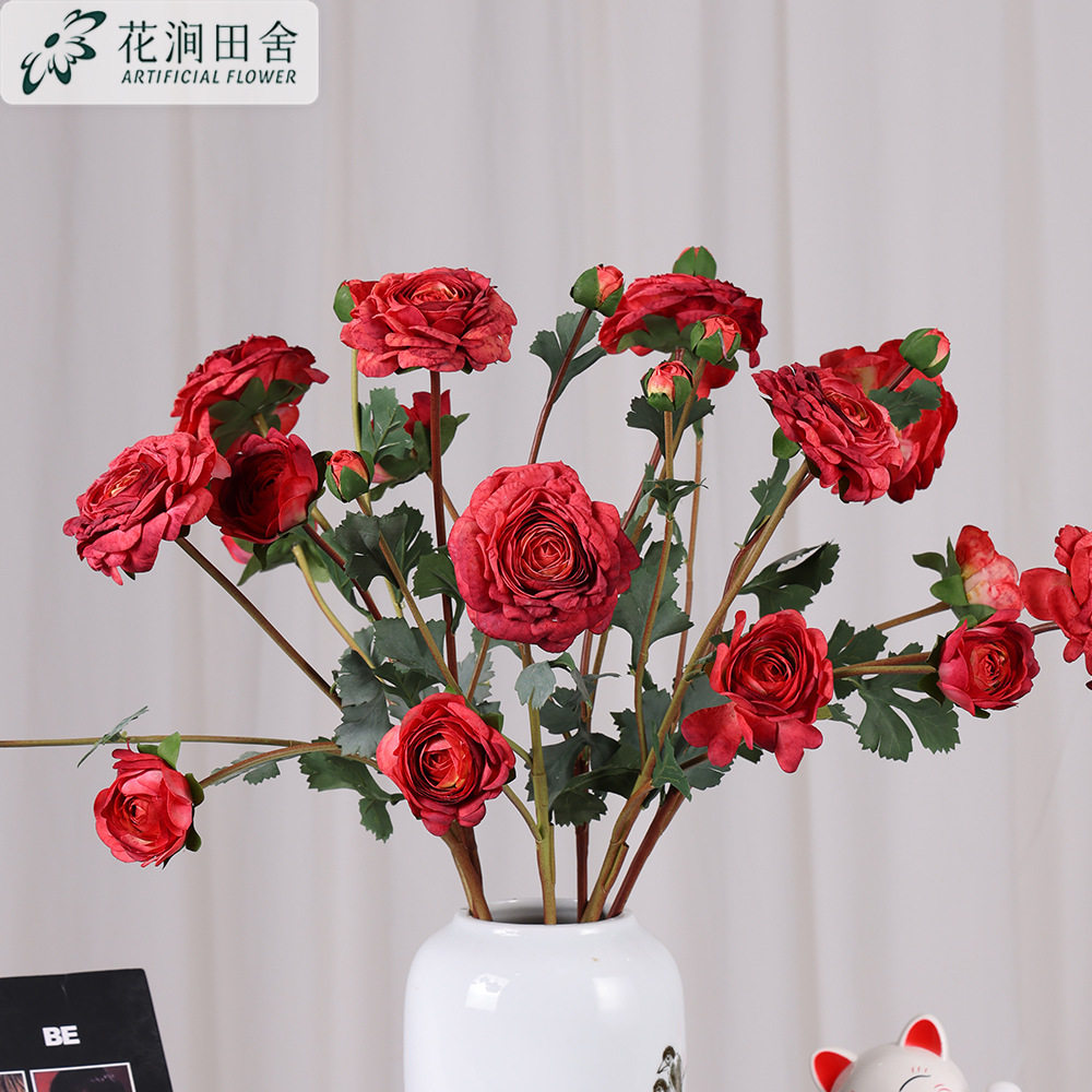 仿真花欧式西西里露莲焦