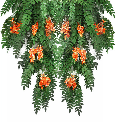 厂货加密仿真洋槐花植物