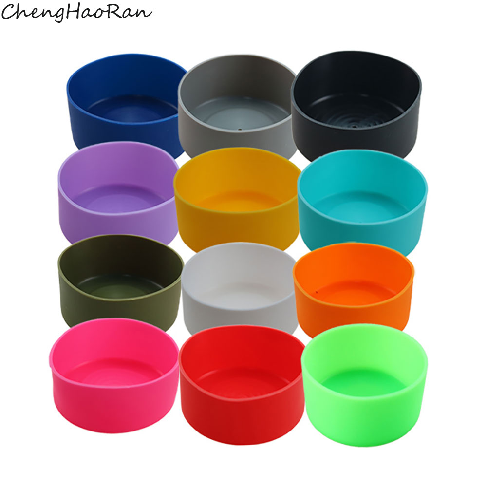 7.5cm9cm保温杯底垫保护套玻璃杯水杯隔热防滑防刮防磨损硅胶杯套