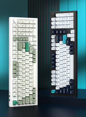 keychron Q5MAX三模蓝牙无线机械键盘102键2U0侧刻版Gasket铝坨坨