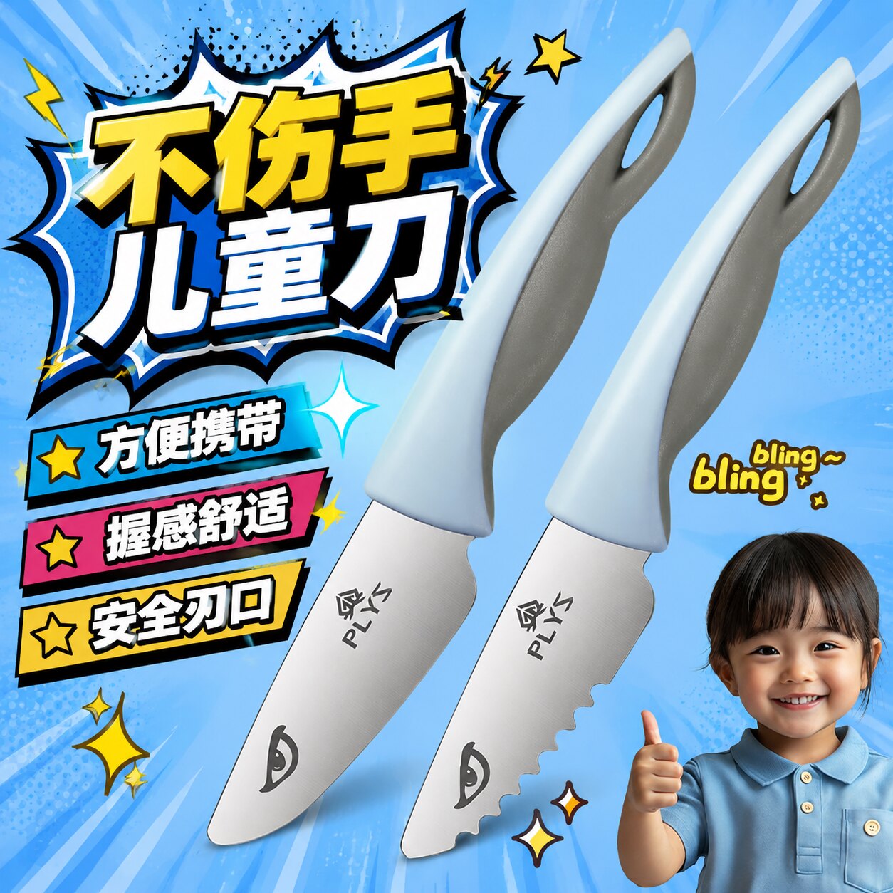 早教儿童小菜刀家用不伤手