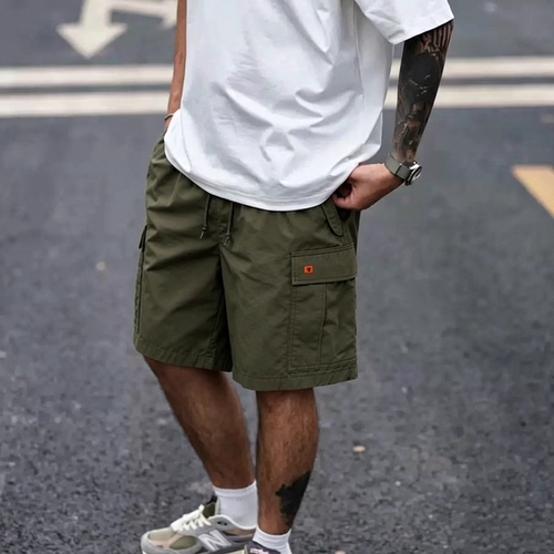 潮牌WTAPS 日系宽松休闲六袋工装短裤男款25SS