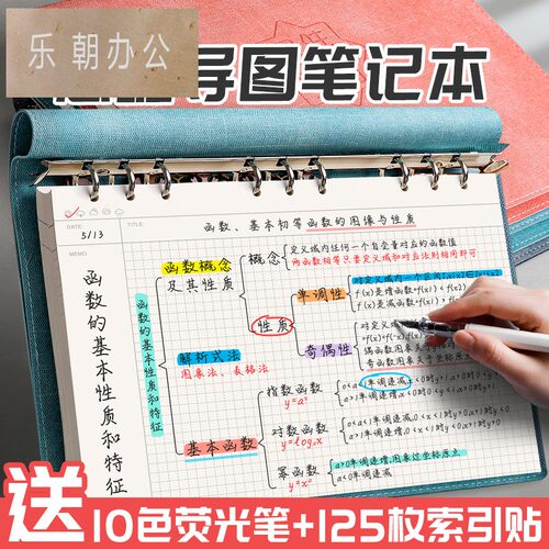 内页纸张厚实耐用思维导图笔记本