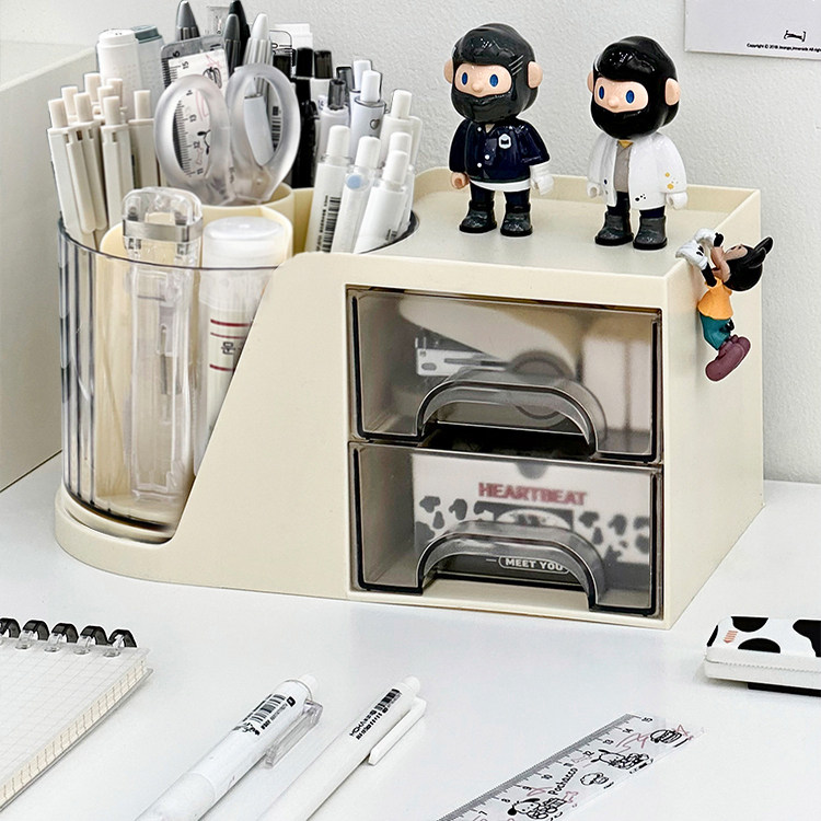 笔筒收纳盒办公室学生桌面儿童男孩书桌文具多功能置物架旋转笔筒,文具电教/文化用品/商务用品,笔筒,淘宝优惠券,粉丝福利购,淘宝优惠卷