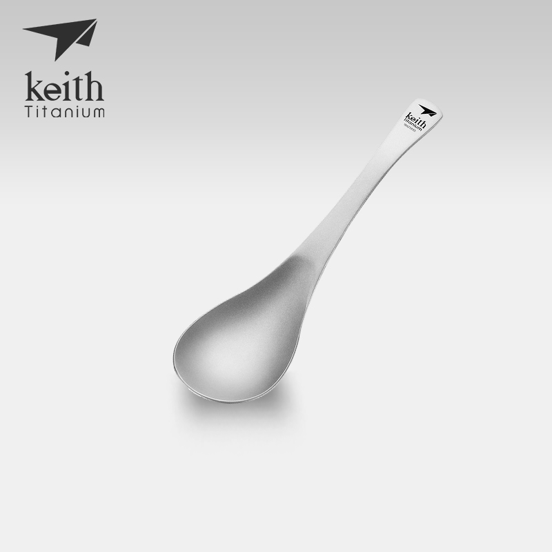 keith纯钛调羹汤勺家用勺子