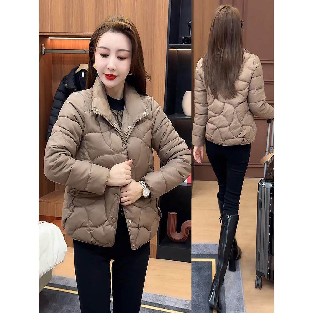 ROUMIKL短款衣女士外套2025秋冬新款洋气服小个子冬装轻薄小袄