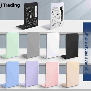 无品牌/Lconcise style bookends desktop metal book stand金属