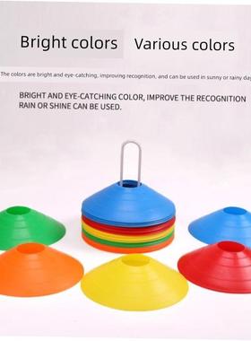 10Pcs Agility Disc Cone Set Football Training Saucer Cones M