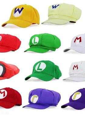 Super Mario Mario Brothers Luigi baseball cap octagonal hat
