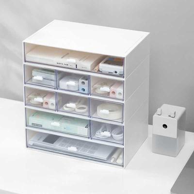 desktop storage drawer type coetic storage box desk stora