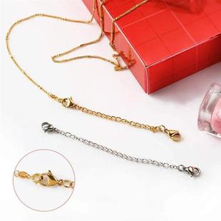 10pcs/lot Stainless Steel Necklace Bracelet Extender Chain